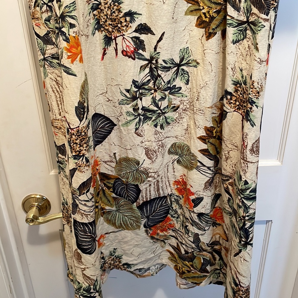 Zanzea collection floral midi dress size L - Picture 3 of 4